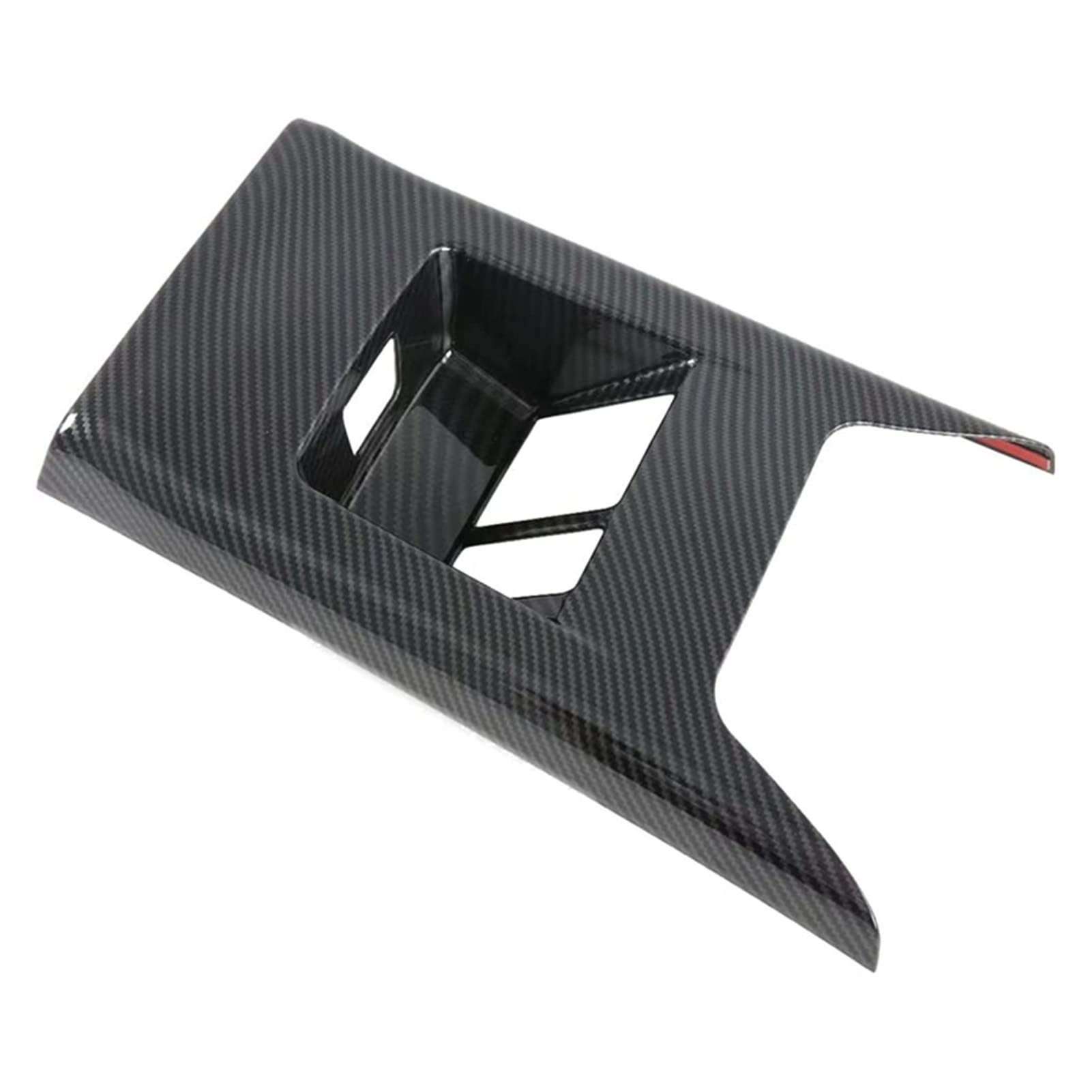 YINGO Samochód tylny podłokietnik Box Seat Air Vent Outlet Pokrywa Wykończenia Akcesoria Kompatybilny z Mitsubishi Pajero Montero Shogun Sport 2019 2020