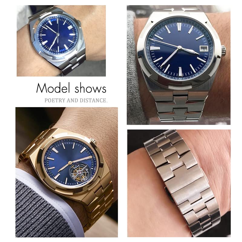 Correa Vacheron Constantin Overseas para evitar caídas con acero sólido 5