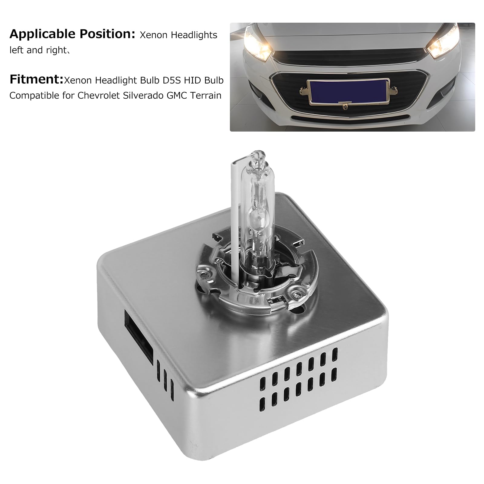 9285410171 Lampadina per fari allo xeno D5S Lampadina HID compatibile per C*hevrolet S*ilverado GMC A*udi A3 A4 A6 Q3 Q5 Q7Lampadina per fari con bruciatore allo xeno 25W 35W