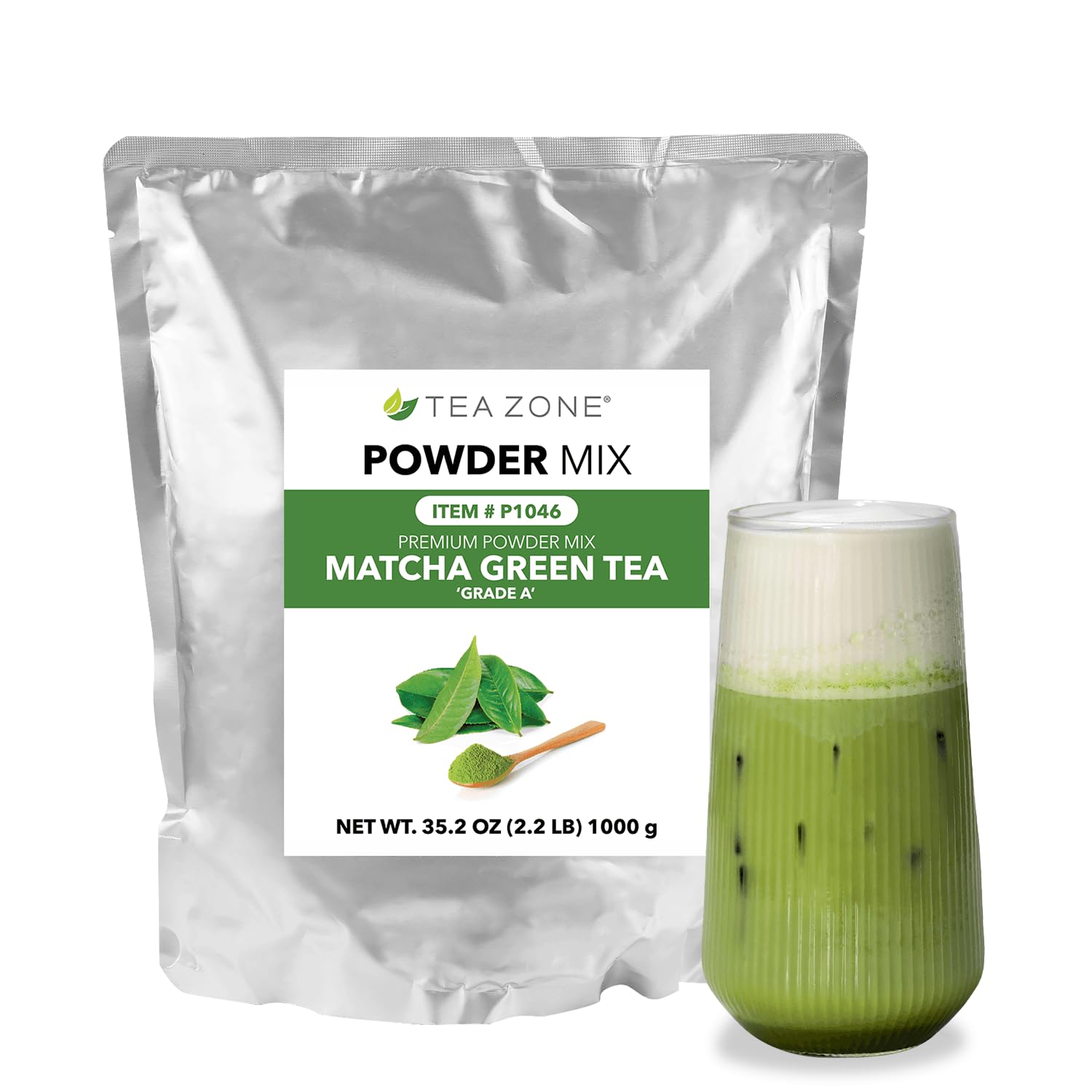 Tea Zone 2 2 lbs Matcha Green Tea Grade A Powder
