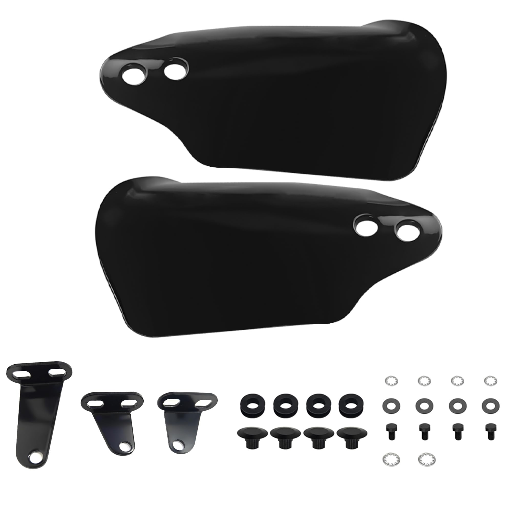 Photo 1 of FATECIM Club Style Motorcycle Handlebar Handguards Hand Guards for Harley 1996-2025 Sportster Dyna Touring Street Road Electra Glide Road King CVO/SE Softail Street Bob Low Rider S Fat Boy Heritage