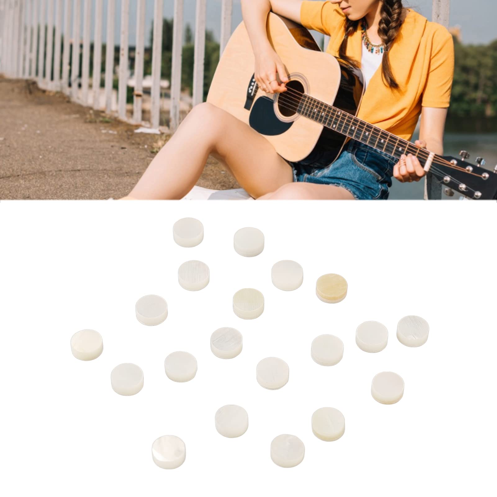 Points De Frettes Acrylique Pour Guitare - Lot De 100 - Noirs, 6 Mm - Remplissage & Décoration