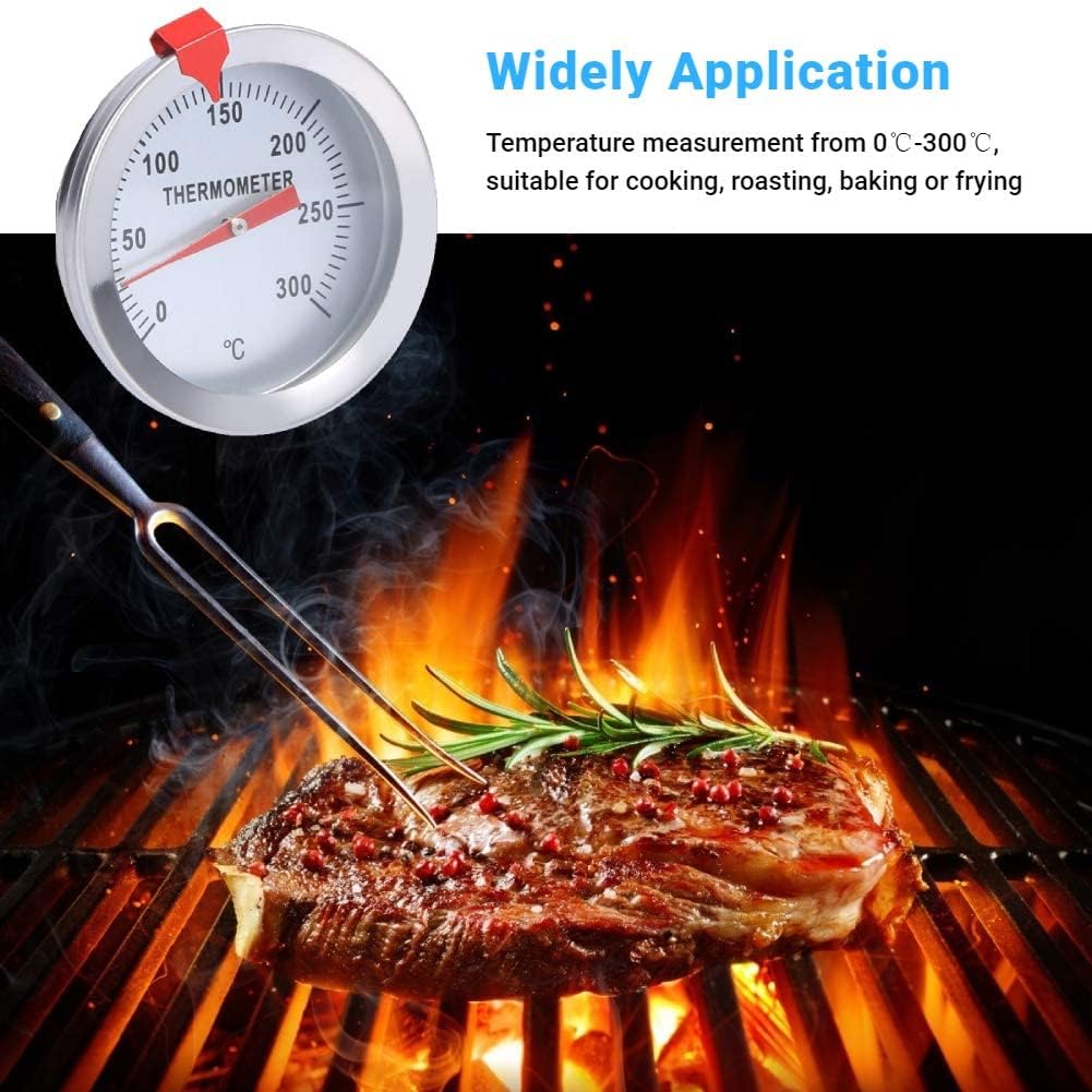 Review Meat Thermometer, 12 inch Stainless Steel Kitchen Cooking