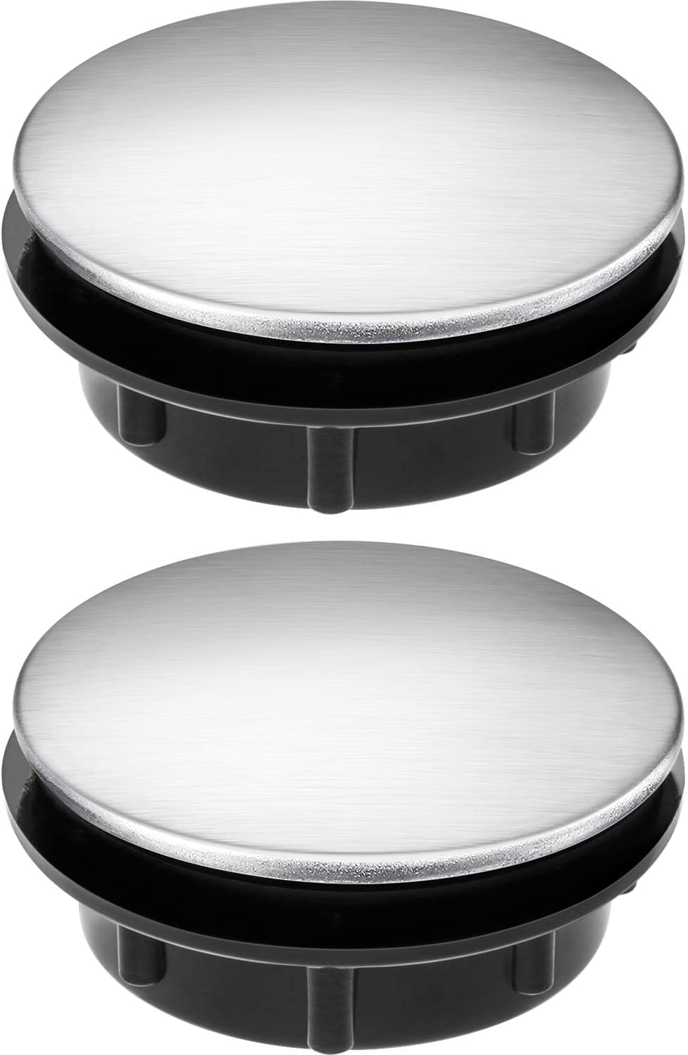 Sink Tap Hole Cover Kitchen Faucet Hole Cover Stainless Steel, 2 Packs