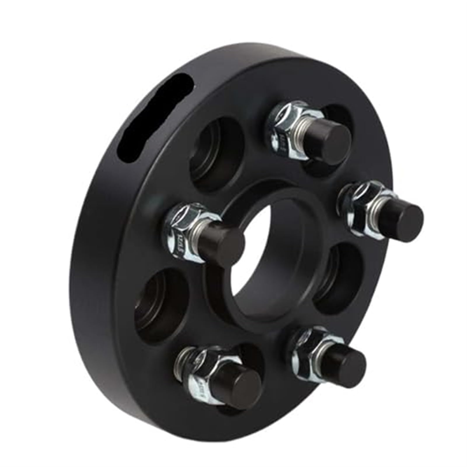 2 sztuki 15/20/25mm PCD: 4x98 do 4x108 Adapter dystansu koła Dystanse M12XP1.25 Nakrętka, Alfa ForRomeo, Fiata, modyfikowane Dystanse kół dla stabilności pojazdu(Black 58.1TO58.1 25MM)