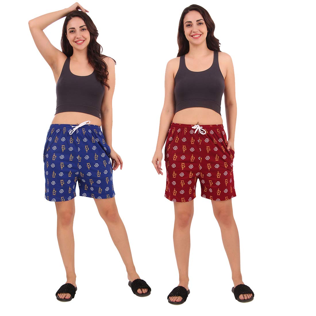 KIBA RETAIL Women Cotton Shorts-04