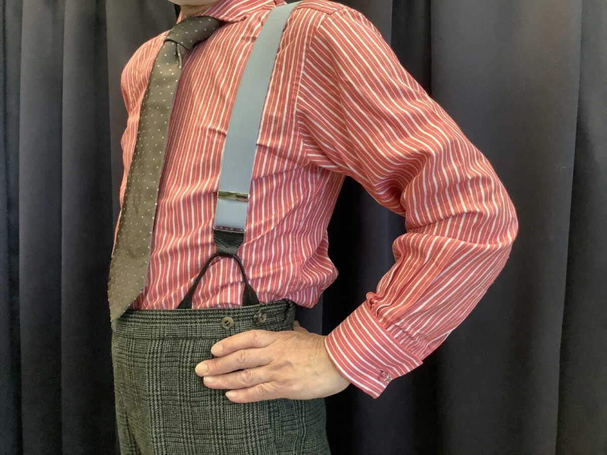 BEAMS F THURSTON ストライプ サスペンダー 35mm THURSTON / ストライプ サスペンダー 35mm BEAMS F（ビームスF）ALBERT