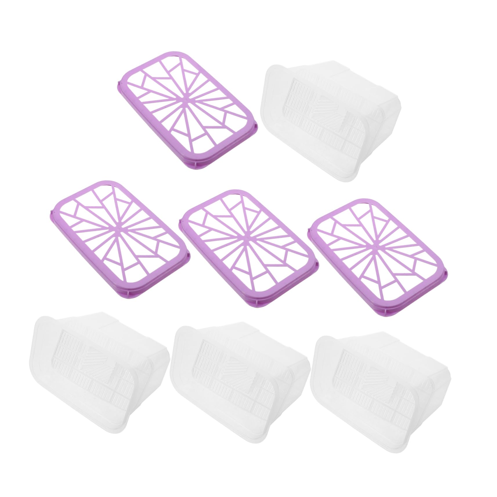 Ciieeo 4pcs Box Moisture Absorbers Boxes Violet Plastic Moisture Absorber Boxes