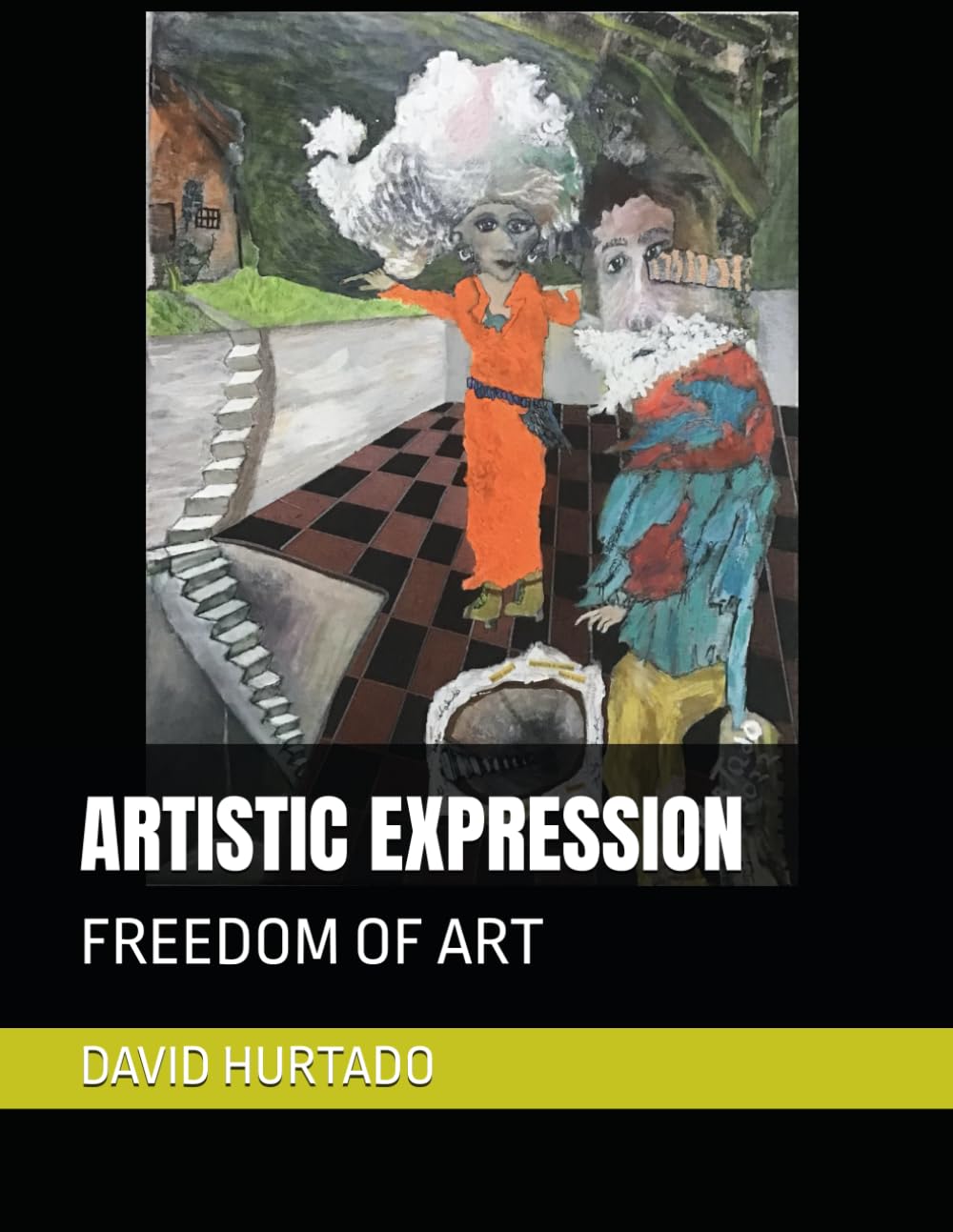 Artistic Expression Freedom of Art grand format, toile de peintre de qualité galerie