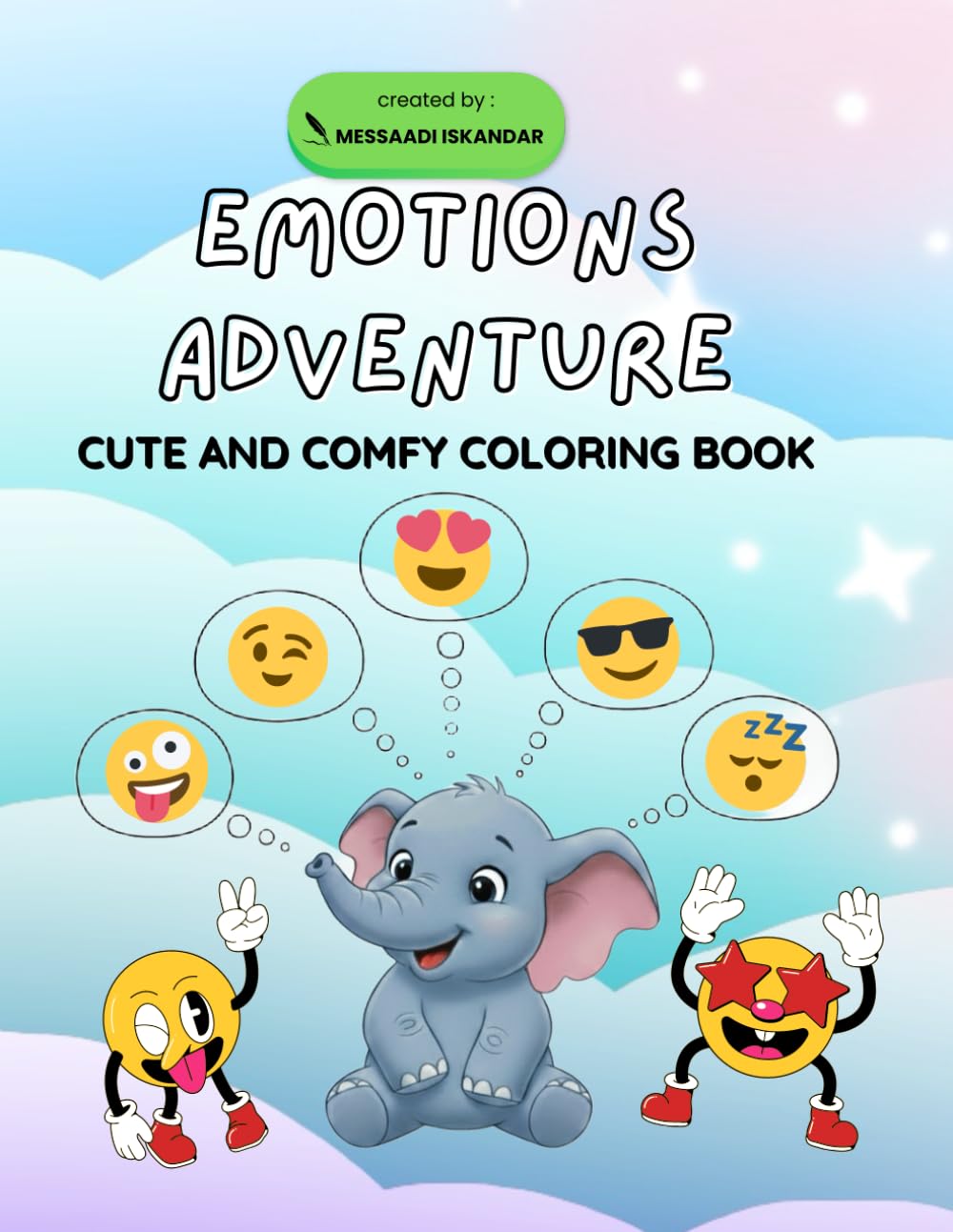 Emotions Adventure: Cute and Comfy Coloring Book.