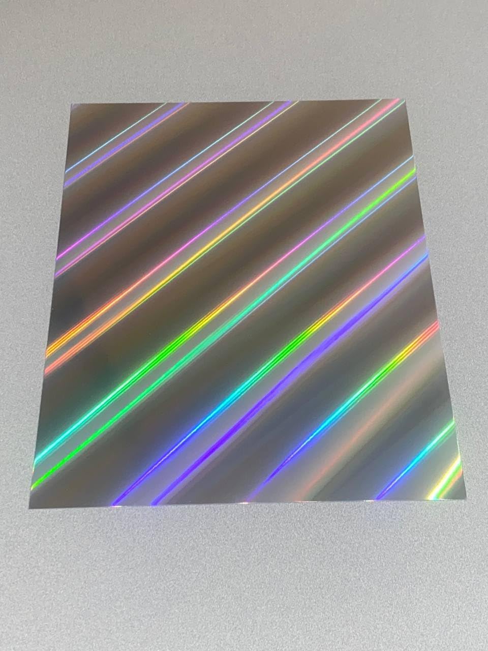 Plain Foil Holographic TCG cardstock - DIY Proxies - US Letter Size (8.5x11in) - 20 Sheets
