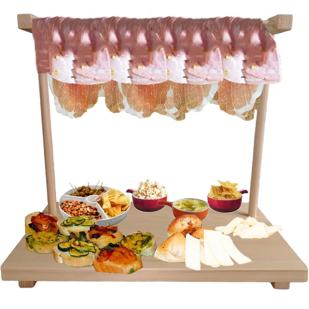 Tagliere in legno cm49x26 appendi affettati winebar vassoio degustazione Salumi prosciutto olive formaggi apericena stuzzichini