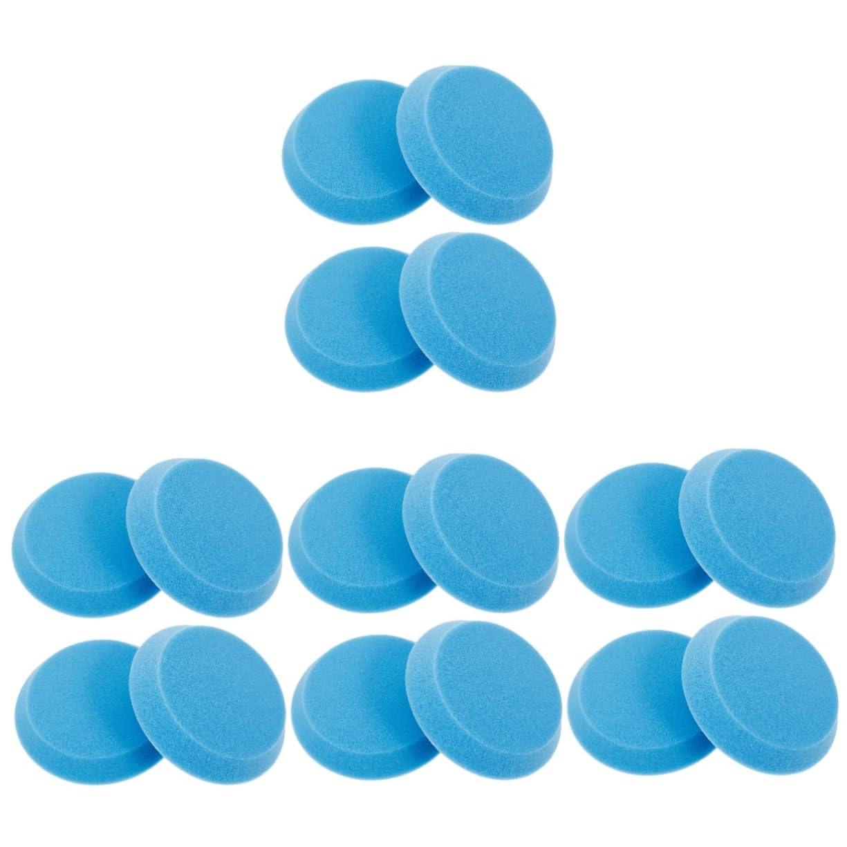 VANZACK 4sets Bowling Ball Polish Sponge Pads Professional Bowling Ball Cleaning Pad Set Sanding for Reusable Portable 4pcs*4