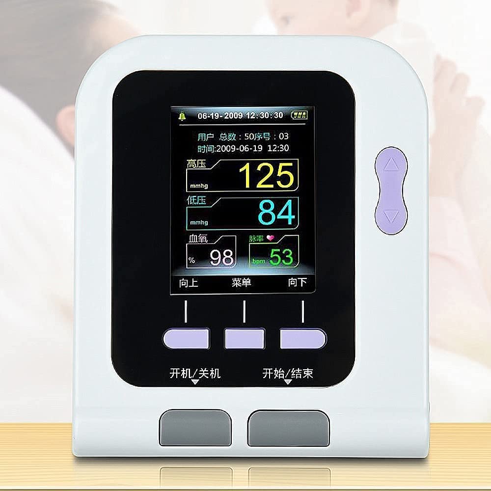 Pulsossimetro Pulsossimetro Portatile da Dito per Adulti E Bambini Spo2 Accurato E Frequenza Del Polso Ossigeno Nel Sangue E Pressione Sanguigna con Display A LED