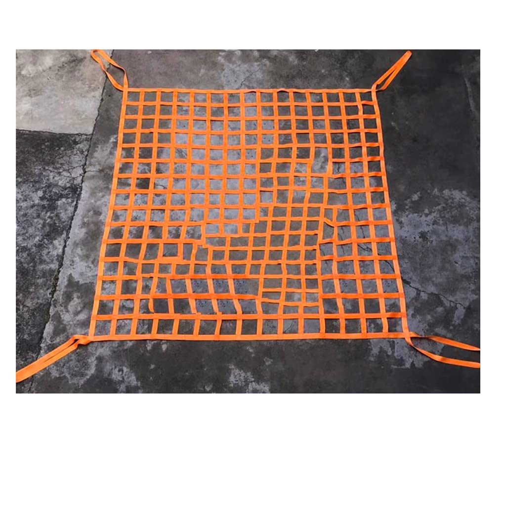 GTHTUHFD Lifting Hoisting Net Lifting Net Straps Net Bag Net Security Tear Resistance Trailer Nets Covering Cargo For Industry Logistics Construction Cargo Hanging Net Cargo,300kg-1x1m