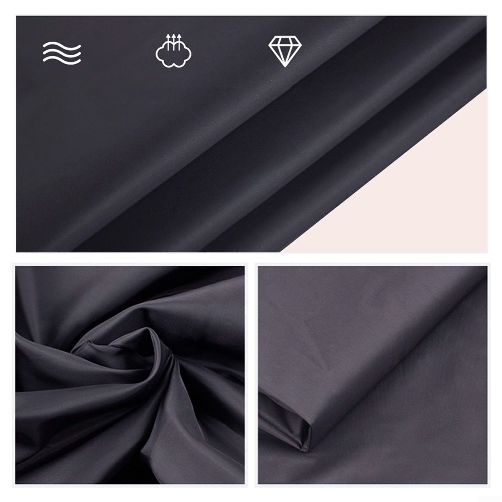 Darkroom - Bolsa para fotografía de película, diseño de doble capa, ligera y cómoda (negro M)