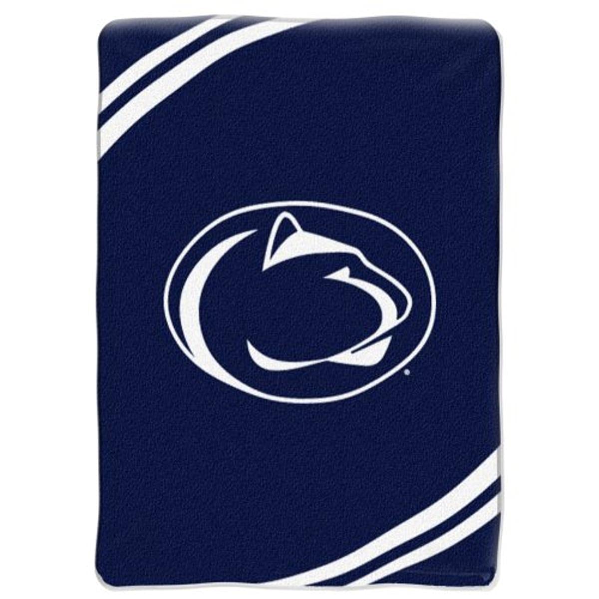 NCAA Penn State Nittany Lions Force Royal Plush Raschel Throw Blanket, 60x80-Inch