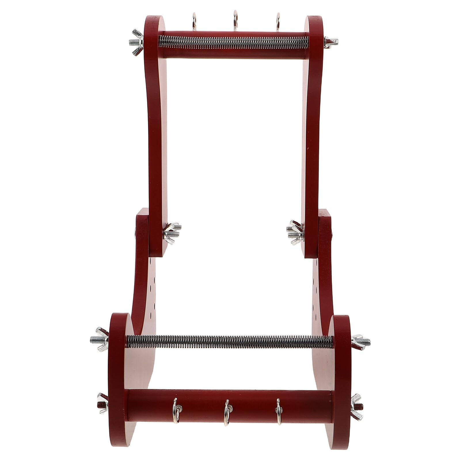 TIDTALEO Telar de Madera Ajustable para Abalorios Diseño Ergonómico y Soporte Estable, Adecuado para Crear Pulseras y Collares en Proyectos DIY de Joyería