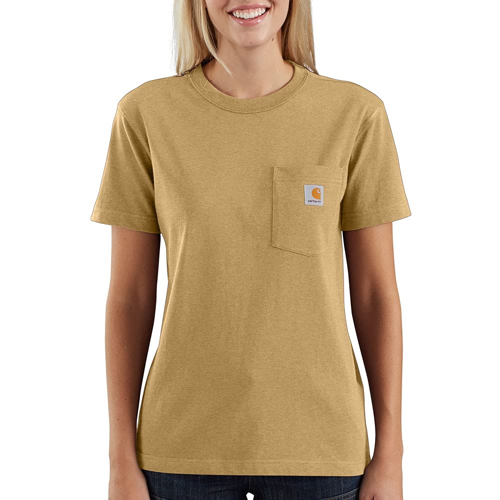 Carhartt Women's Loose Fit Heavyweight Short-Sleeve Pocket T-Shirt