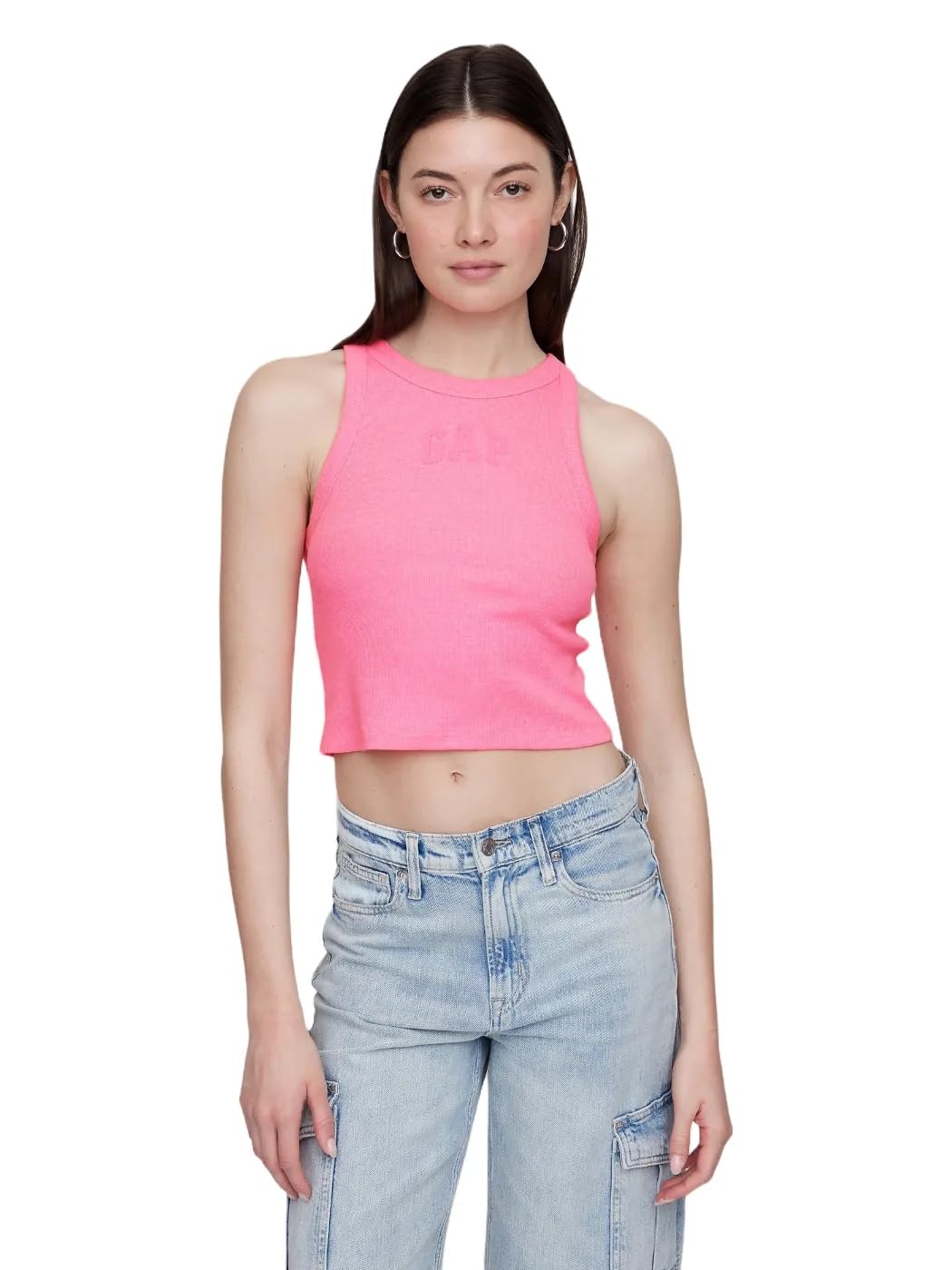 Gap Womens Ribbed Crop Tank