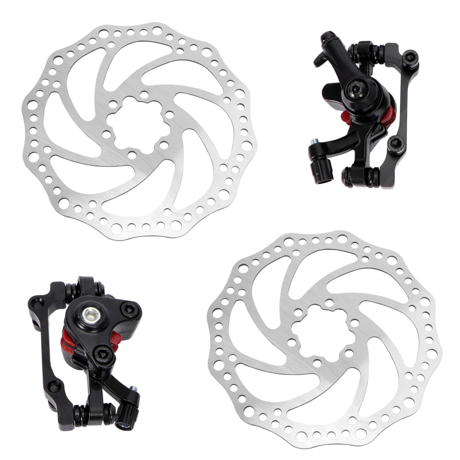Happyyami Kit de Freno de Disco Mecánico para Bicicleta de Montaña, 1 Par