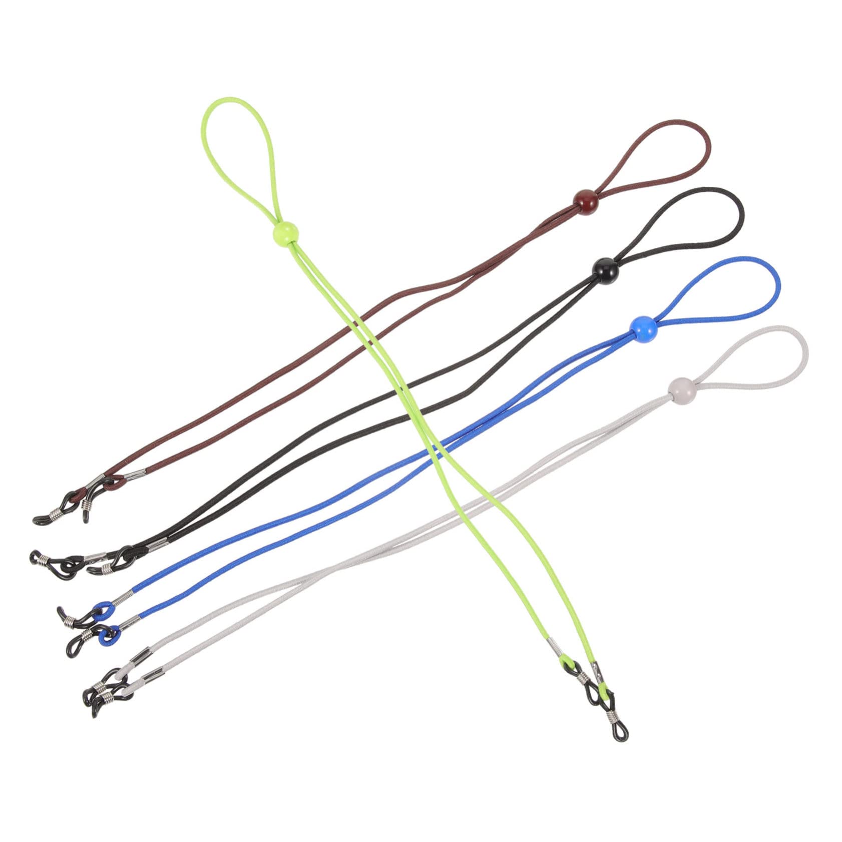 FRCOLOR 5pcs Glasses Lanyard Sports Sunglasses for For Glasses Necklace Glasses Accessories Glasses Strap for Women Eyeglasses Sling Chain Glasses Holder Elastic Band