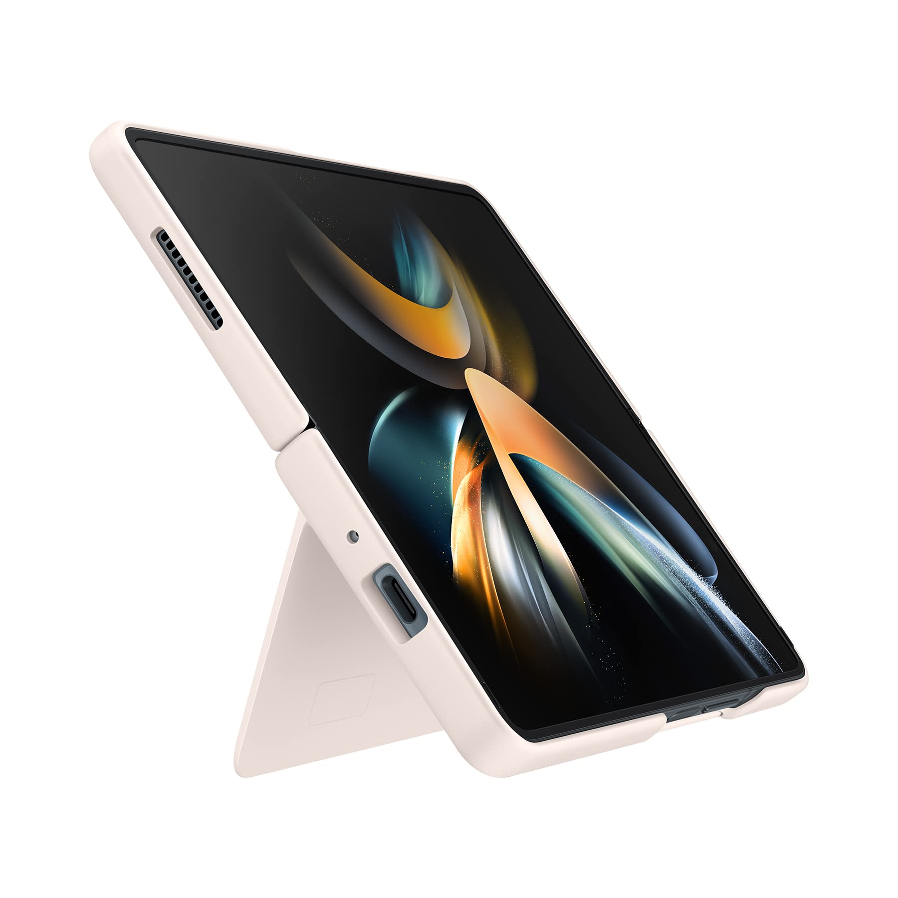 Galaxy Z Fold4 5G ケース 純正 スタンディングカバー サンド ケース・カバー | Galaxy Z Fold4 Slim Standing Cover Sand