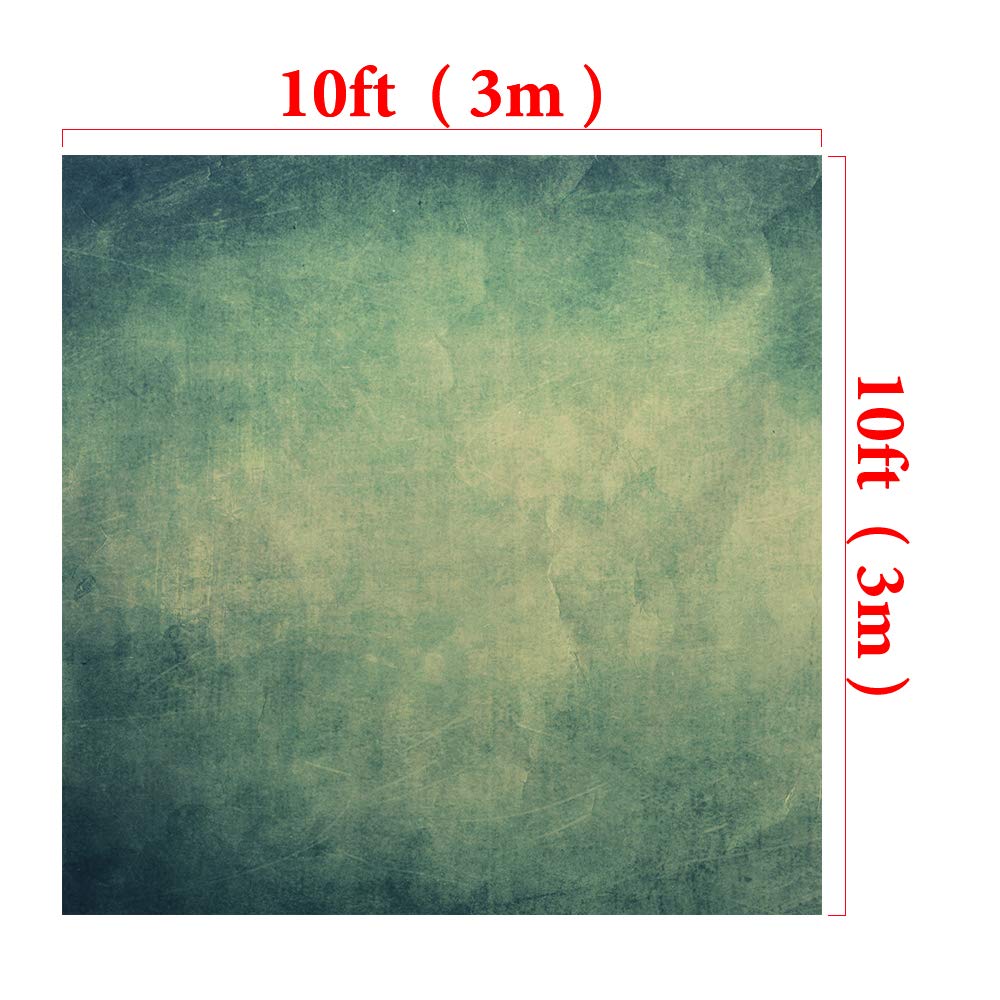 Kate 3x3m (10x10ft) Fondo de Fotos Verde Amarillo Verde Fondo Abstracto Fondo Personal Estudio fotografía Accesorios