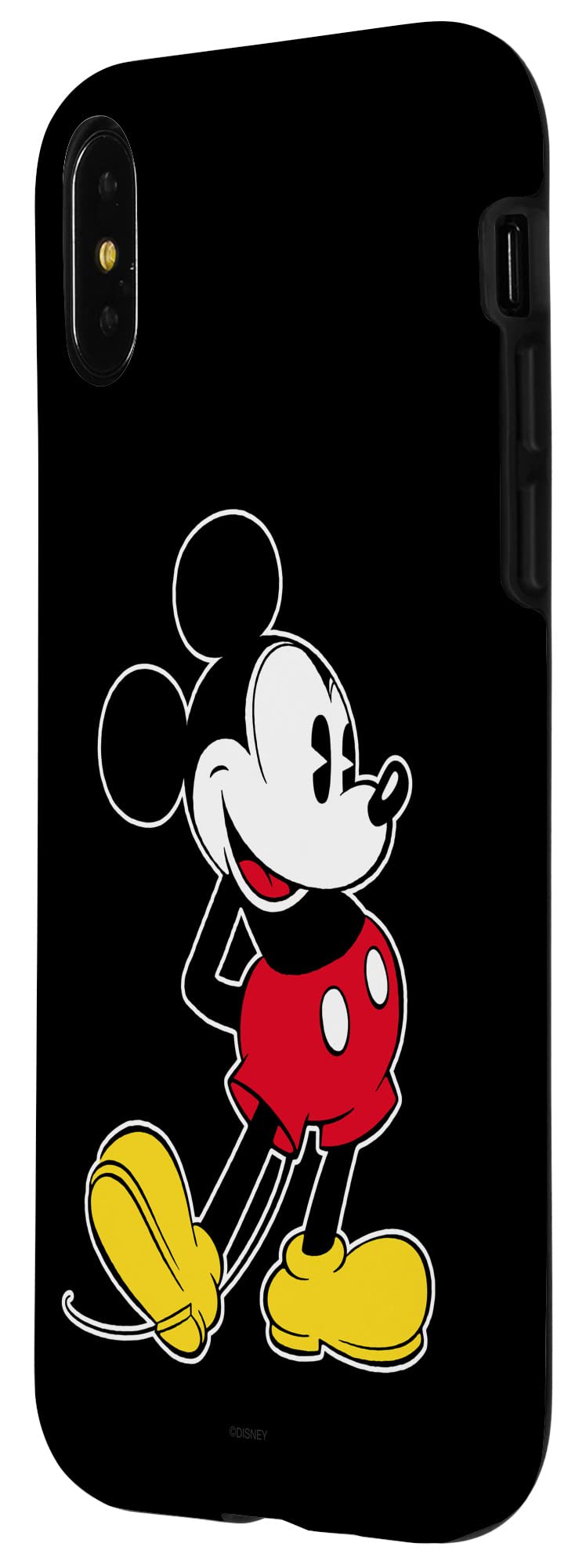 Amazon.com: Disney Mickey Mouse Classic Pose Black Case for iPhone