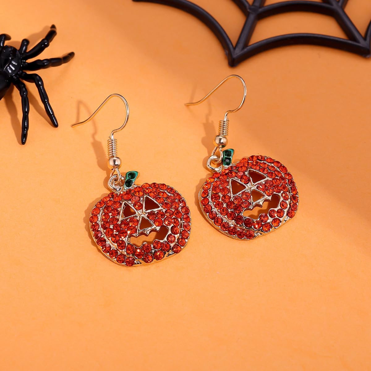 Halloween Earrings for Women Halloween Drop Dangle Earrings Funny Skull Spooky Ghost Pumpkin Spider Witch Punk Knife Dagger Earrings Gothic Costume Party Halloween Jewelry - Image 4