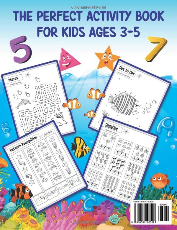 The XL Activity Book for Kids ages 3-5: Puzzles, Early Learning and Creative Fun | Activities for Travel and at Home