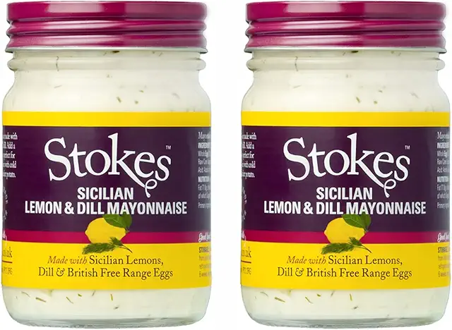 Stokes Sicilian Lemon & Dill Mayonnaise 205g - Pack of 2 | Stokes Basket
