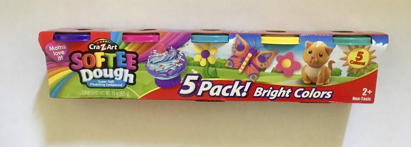 "Cra-z-art Softee Dough Extreme Colors 5 Pack