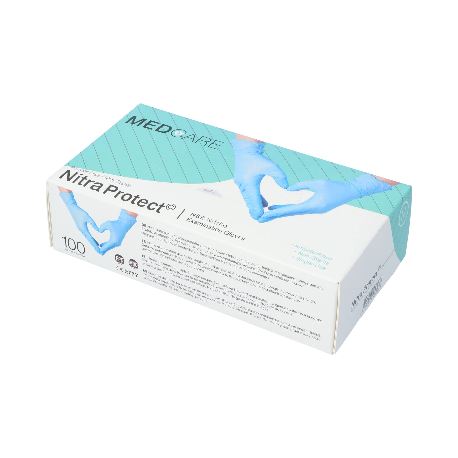MedCare Nitra Protect Nitril Handschuhe Medium Baumarkt