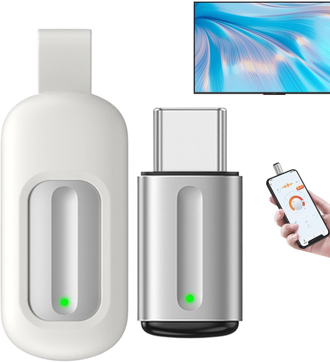 – IR Smartphone Adapter, Remote Control Adapter for Phone - IR Home Appliances Remote Control for Phone - Plug - Electronics - Accessories for Classroom, Dormitory