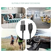 Vista 7 de AWINNER Compatible con el cable cargador Garmin Watch (paquete de 2)