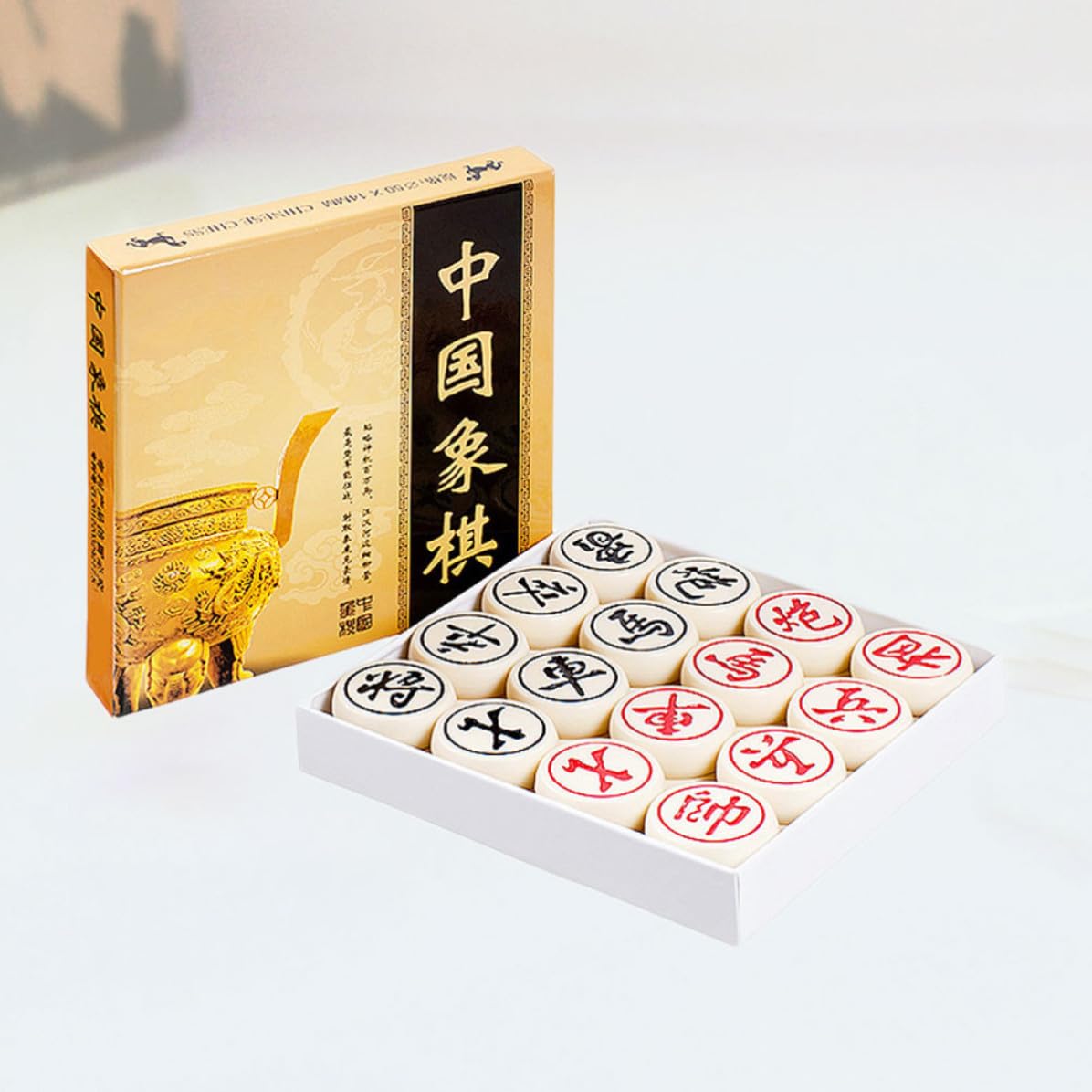 Ajedrez Chino 3D de Resina, Juego Educativo para Adultos