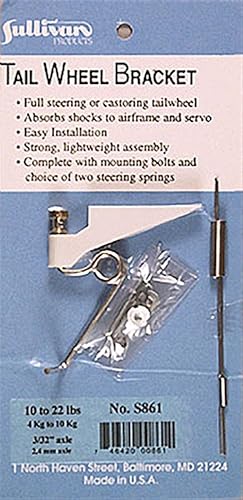 Sullivan Products Soporte de rueda trasera 60-14 SUL861 Ruedas que se retrae y Accys