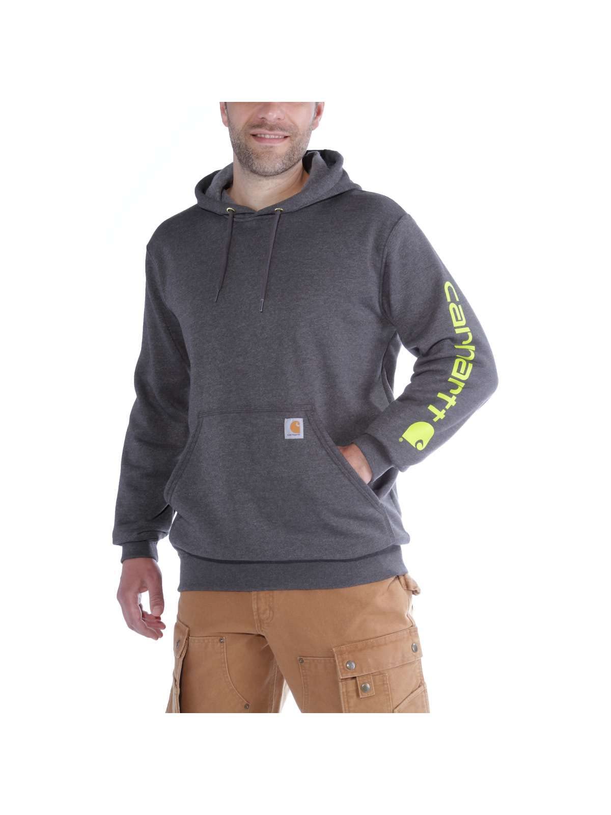 Carhartt Men's Loose Fit Midweight Logo Sleeve Graphic Sweatshirt