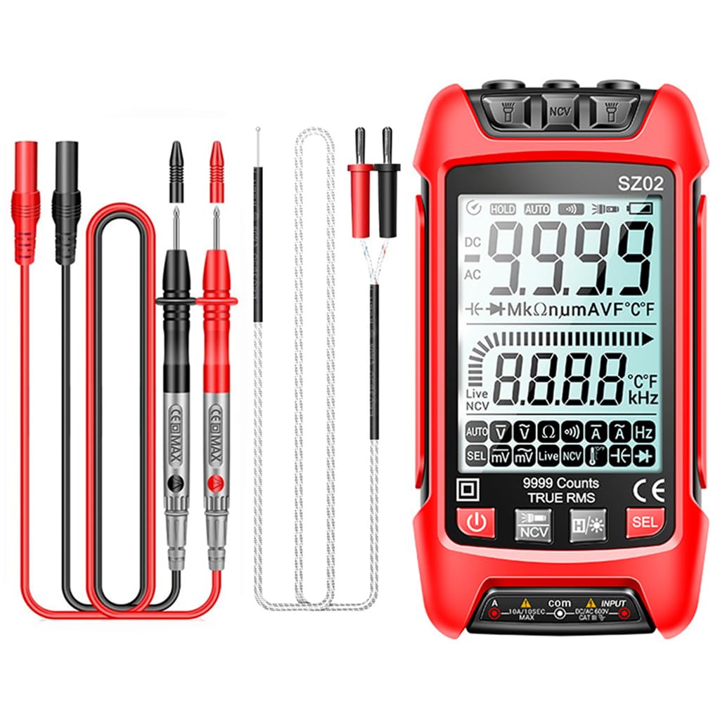Serplex Digital Multimeter Voltage Multimeter 10000 Count AC/DC Voltage Tester, Current Meter, NVC Non Contact Voltmeter with LCD Display & LED Light, Resistance Diodes, Continuity (B0CQYDXXKJ) Amazon Price History, Amazon Price Tracker