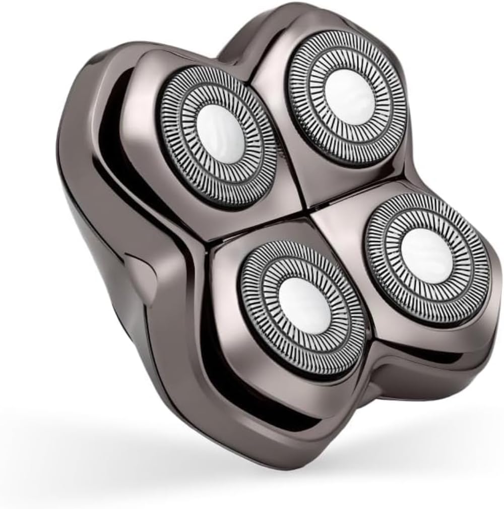 Skull Shaver Carver PRO 4 Head Pittbull Pitbull Replacement Blade Electric Shaver Silver Set Popular Hard Hair Thick Hair