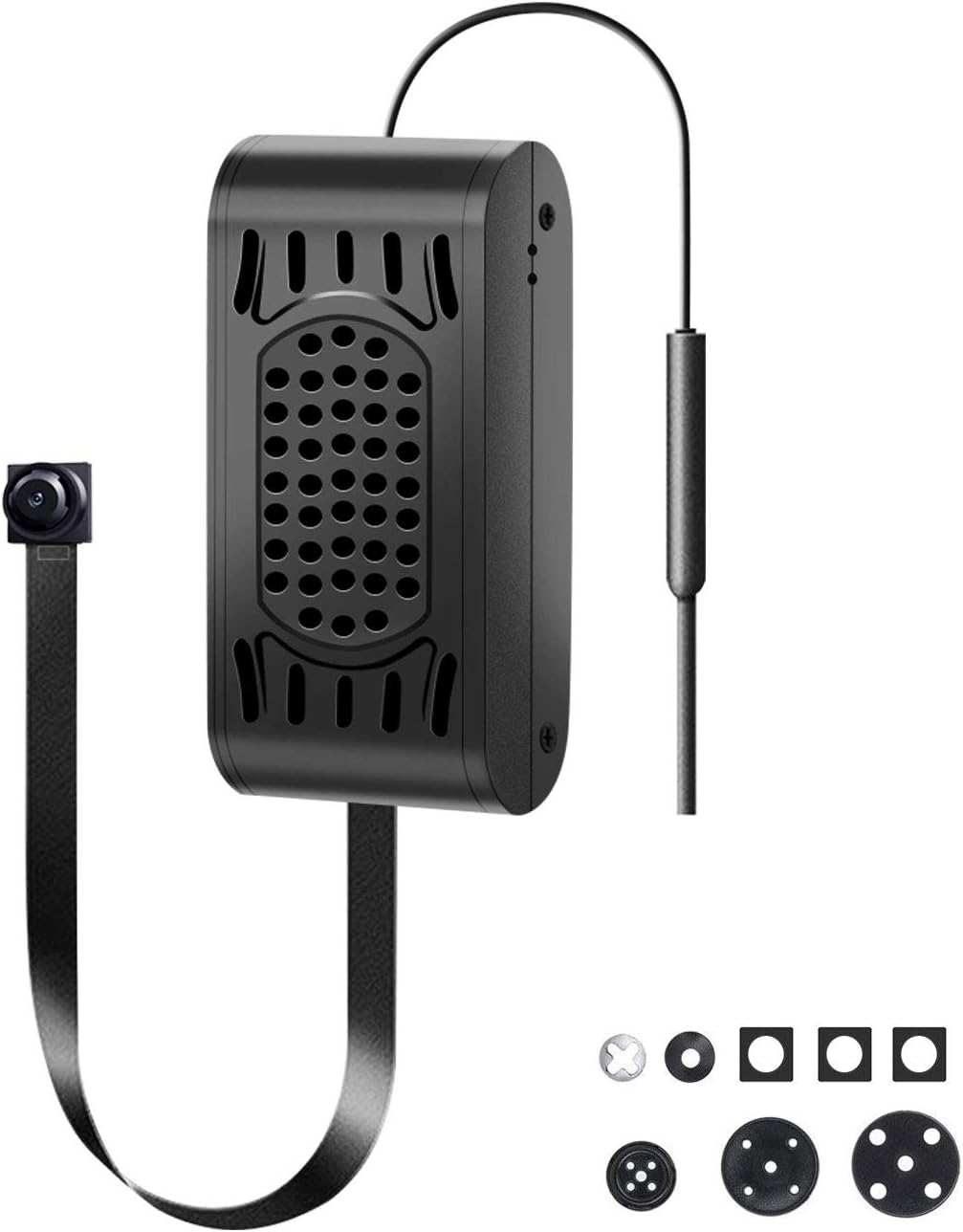 1080P mini Camera with Motion Detection, Button Camera, 600mAh Built in Battery, Powerful Cooling, APP Remote View, compatible with iOS Android Windows