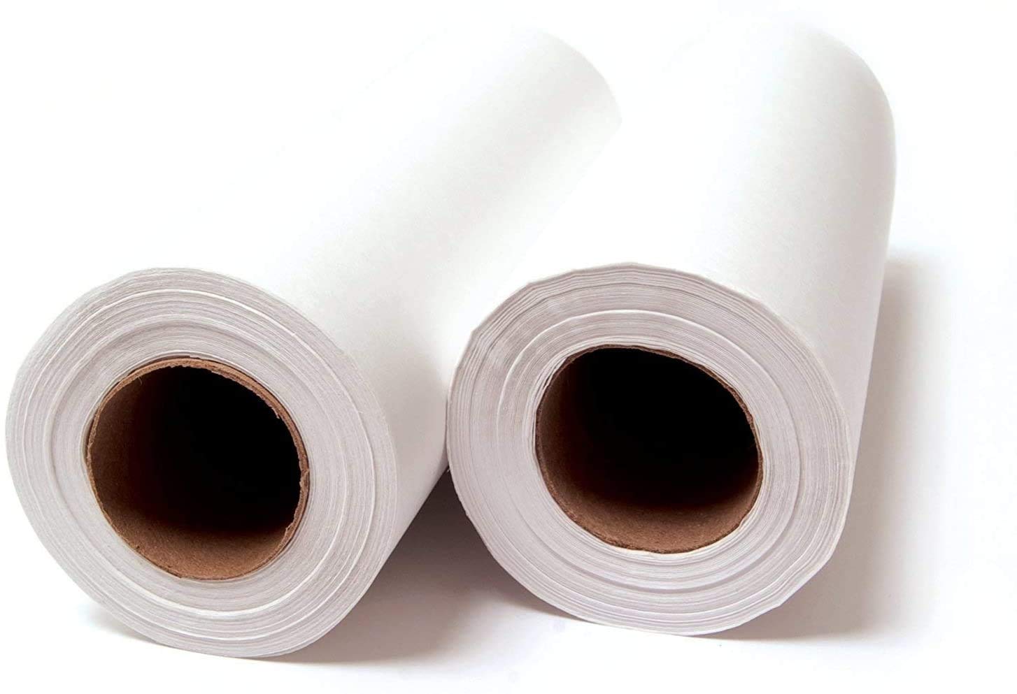 Premium Einweg-Kopfstützen-Papierrolle für Behandlungsliegen 22 cm x 69m, 25 Rollen pro Box (Glatt)
