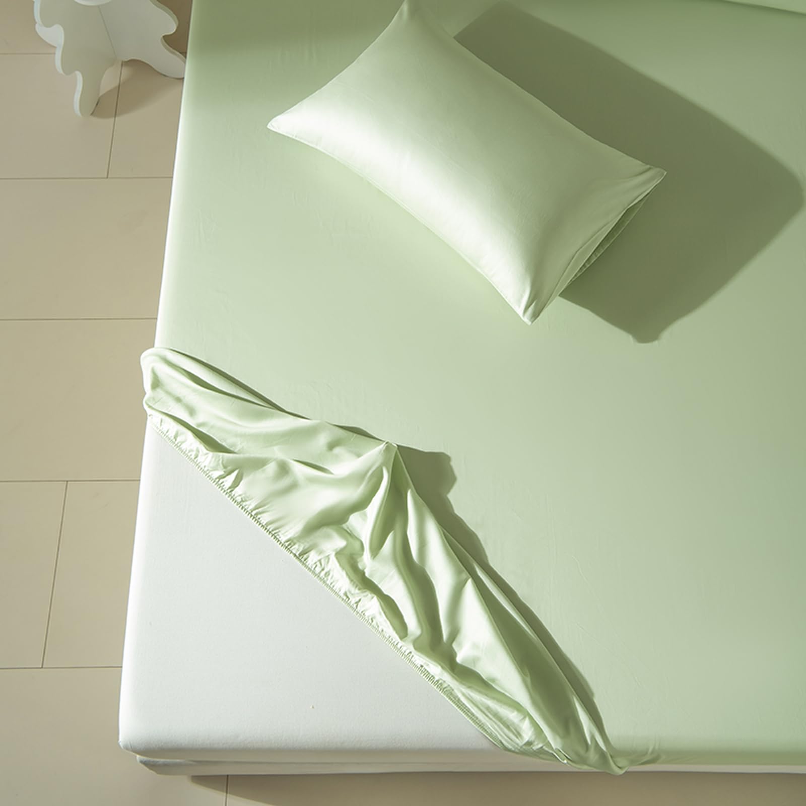 Drap Housse 180x200 Cotton Lit Super King