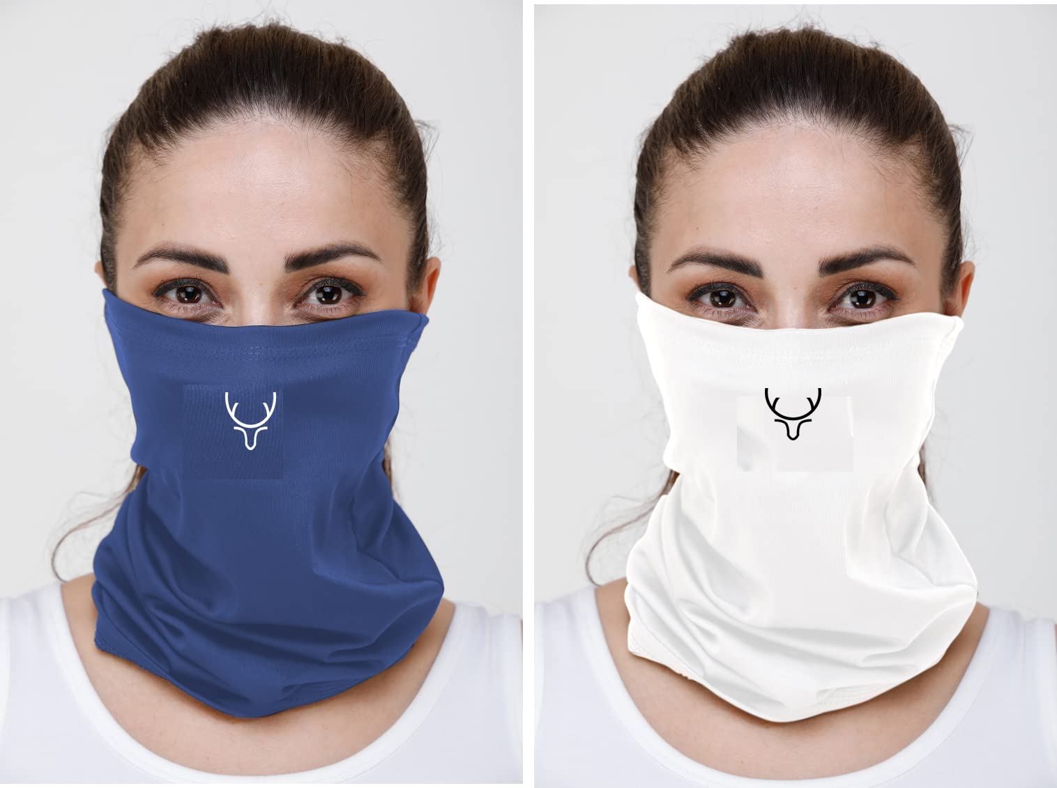 PANTAR White & Army Blue Large Mask