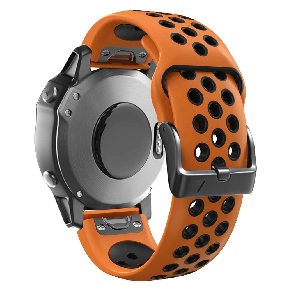 Bandas de silicona para Garmin Fenix 6X Pro accesorios de pulsera 26mm 4