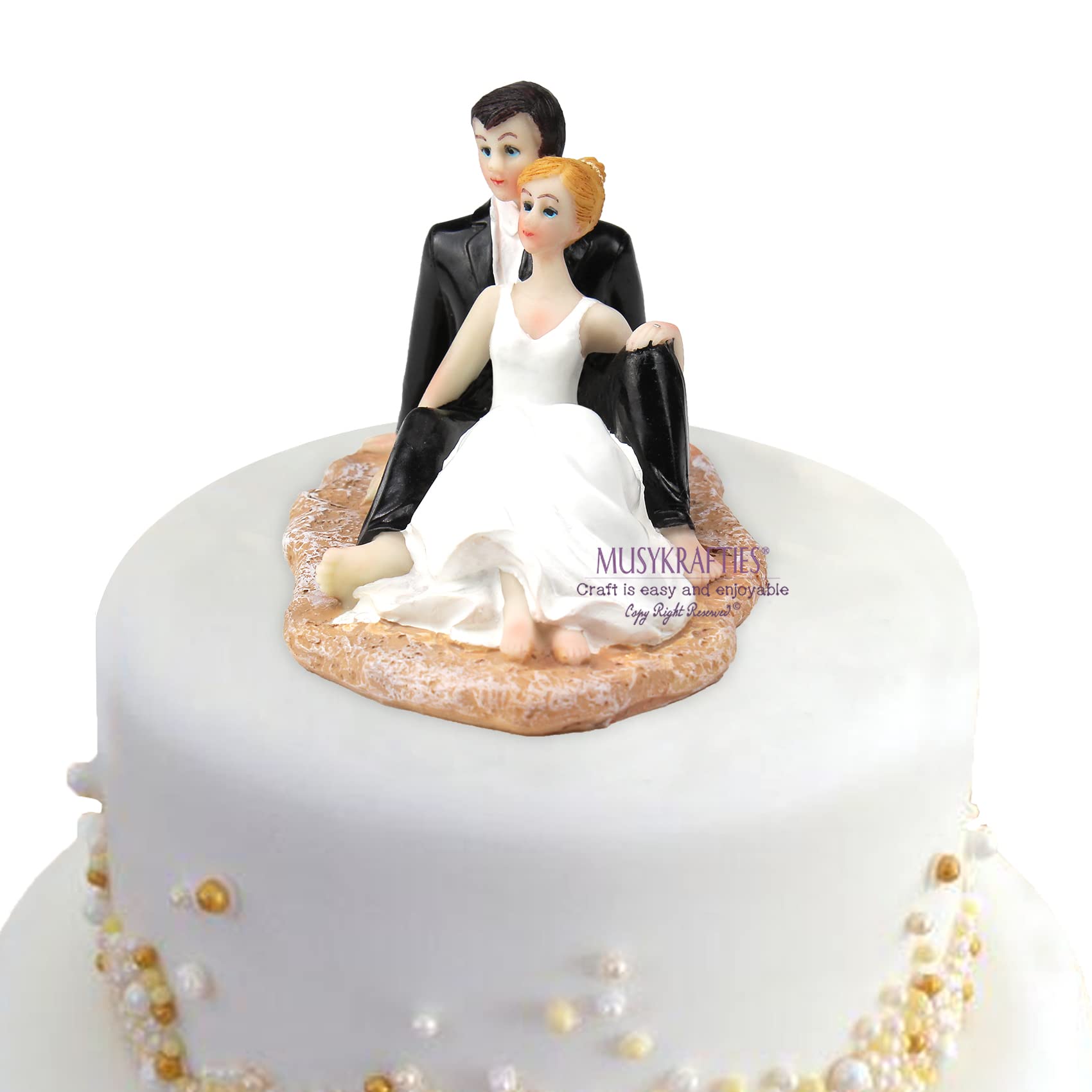  Wedding Cake　結婚式　アイテムウェディング　ケーキ Amazon.co.jp: Musykrafties ウェディングケーキ トッパー