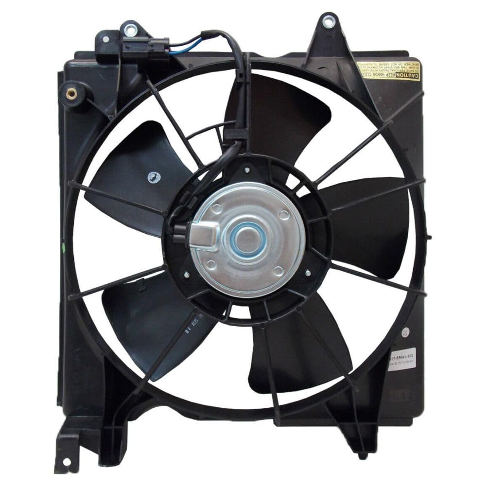 Momtlck 1pc Radiator Cooling Fan Assembly Set for Acura for ILX 2.0L 2013-2015 & 2.4L 2013-2017,for Honda for Civic 1.8L/2.4L 2012-2015 SBFHO3115158