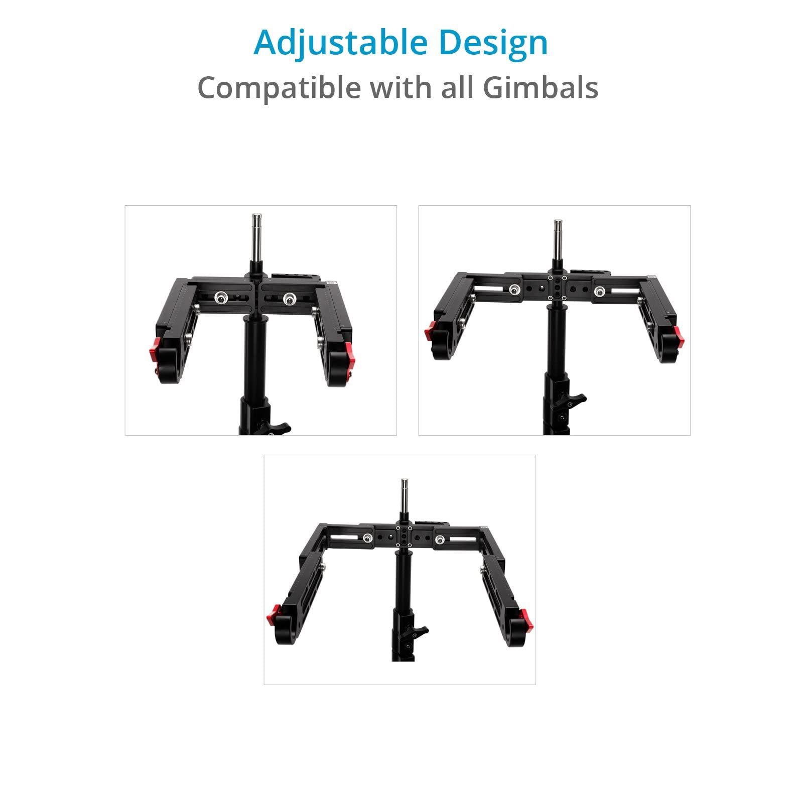 PROAIM Support d'accueil Universel pour cardans de caméra à 3 Axes, 30 kg | Reposez votre gimbal en sécurité. Support réglable compatible avec tout gimbal 3 axes et tout C-Stand.