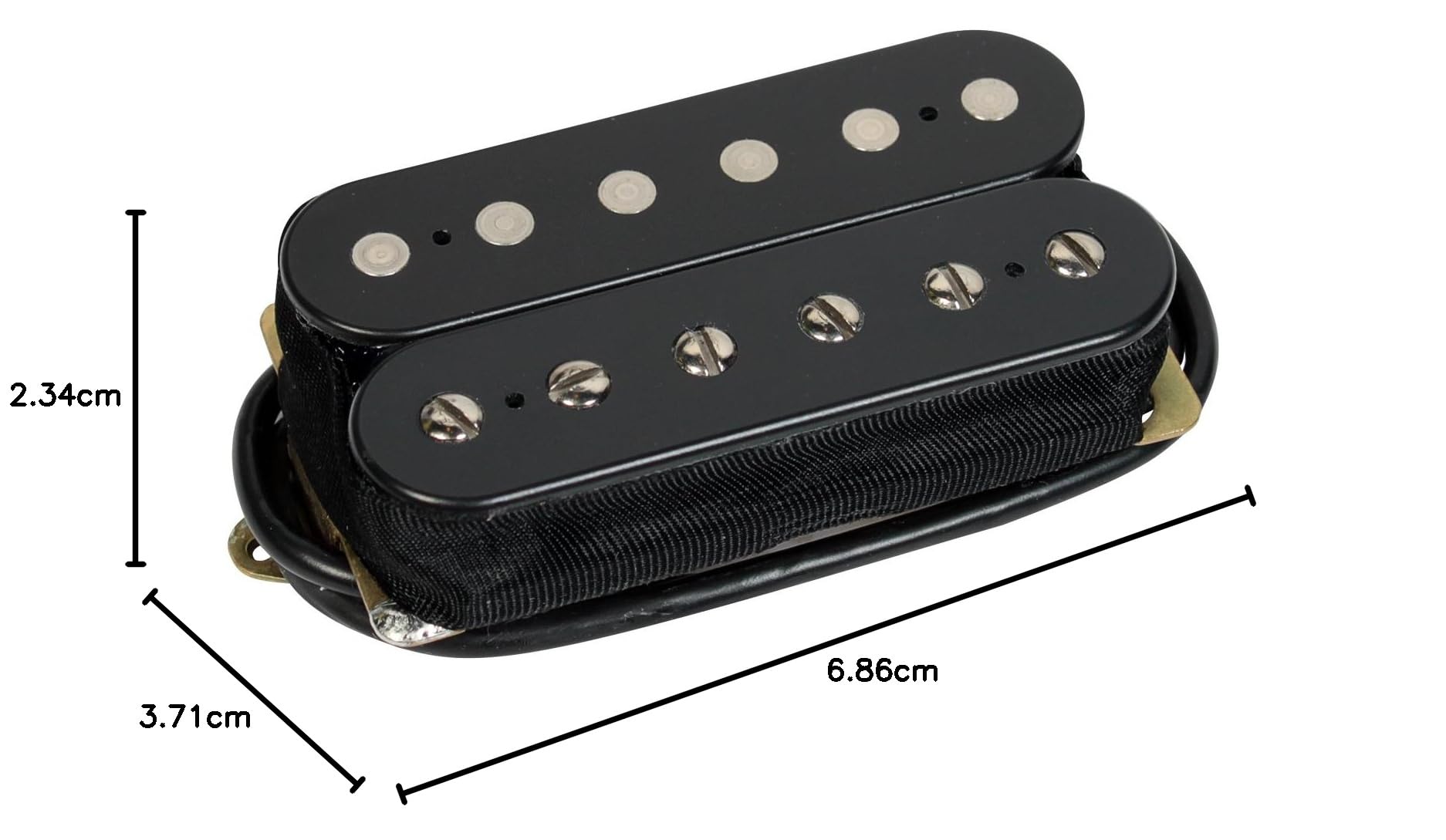 DiMarzio DP 192FBK Air Zone Humbucker - Pickup per chitarra elettrica, colore: Nero